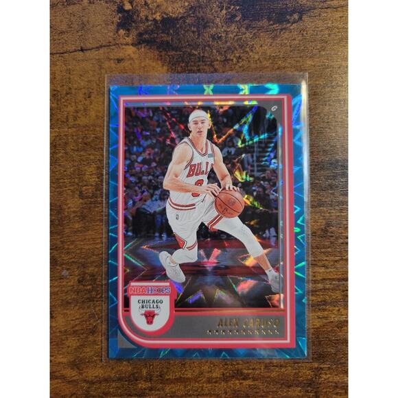 Alex Caruso 2022-2023 Panini Hoops #78 - Teal Prizm - Chicago Bulls - NBA - Picture 1 of 2